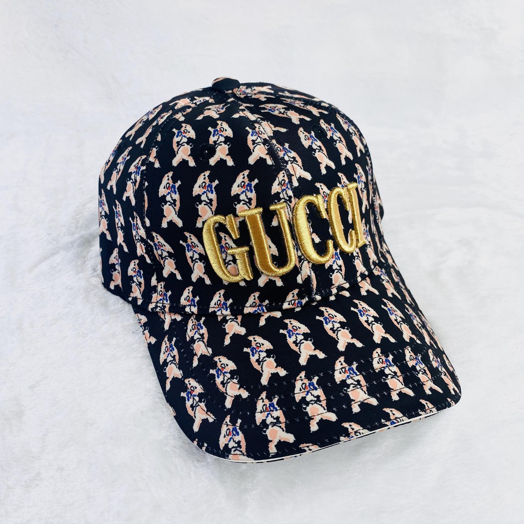 Nón lưỡi trai nữ thời trang in hình, logo thêu, hàng cao cấp, 2 lớp nét căng