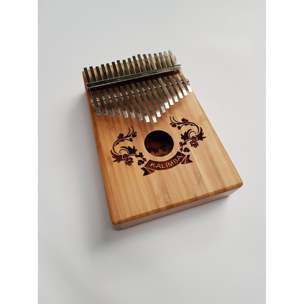 Đàn Kalimba 17 phím gỗ Mahogany Hoa văn Full phụ kiện