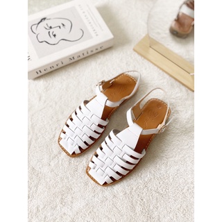 Giày sandal rọ chất da bò