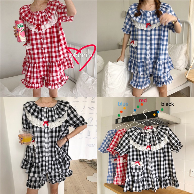 ( ORDER ) Set quần áo ngủ ulzzang (ảnh thật ở cuối) - AK00016 | BigBuy360 - bigbuy360.vn