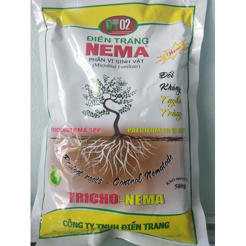 Men vi sinh Điền Trang Tricho Nema đối kháng Tuyến trùng (500g/gói)