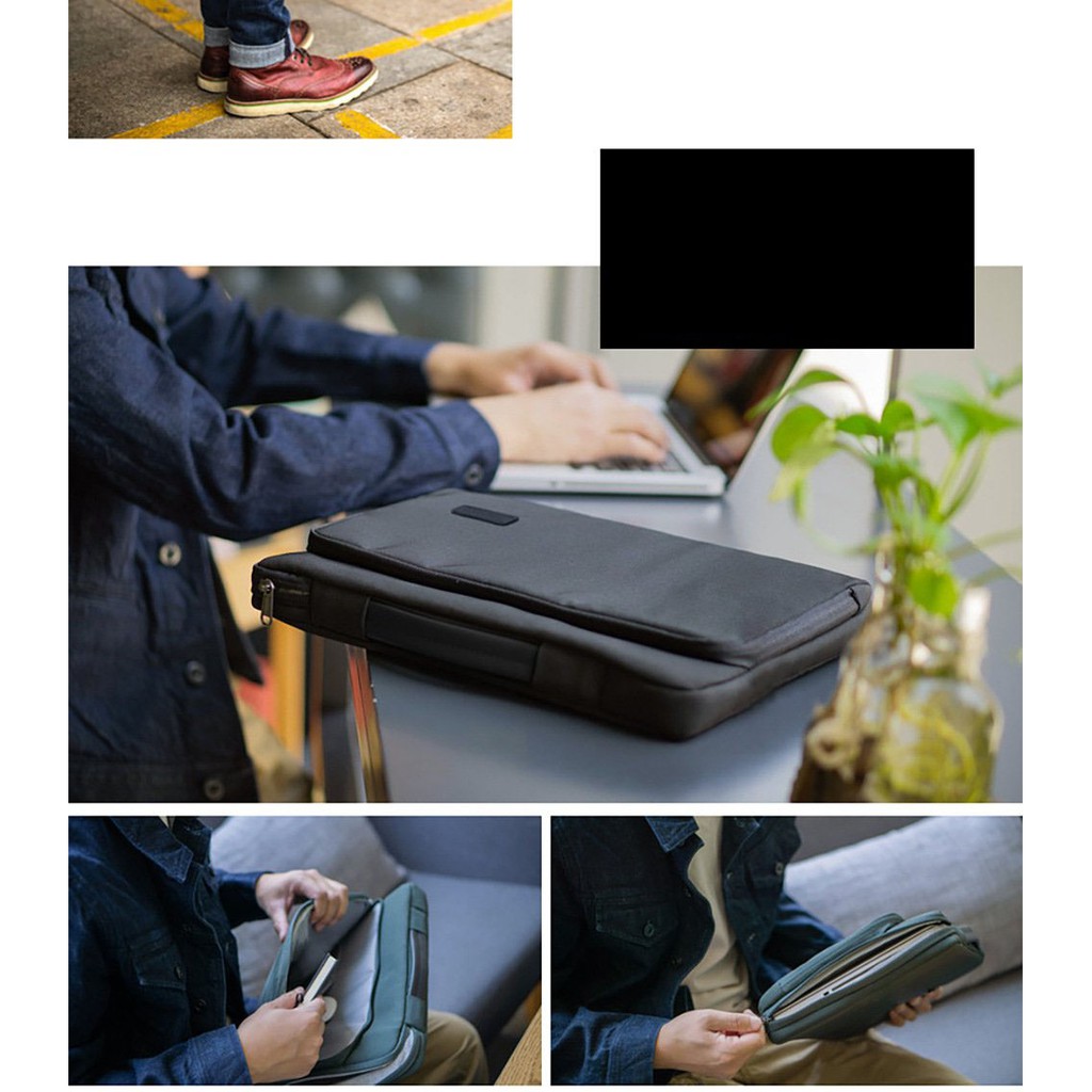 Túi chống sốc hiệu Pofoko dành cho Laptop, Surface, Macbook 13-15.6'' | BigBuy360 - bigbuy360.vn
