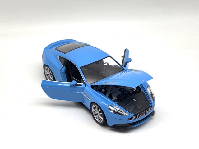 Xe Mô Hình Aston Martin Vanquish 1:24 Welly ( Xanh Dương )