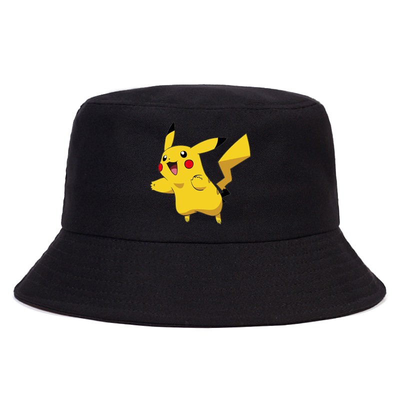 Nón Vành Thời Trang In Hình Pikachu Đáng Yêu