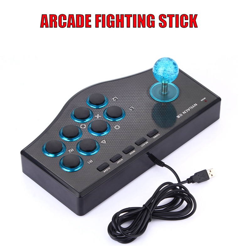 Wired Arcade Joystick for PS3 Computer PC Gamepad Gaming Console