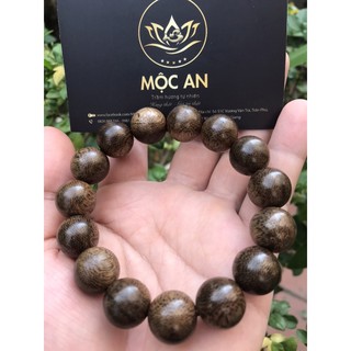 Vòng Trầm Hương Tốc tự nhiên - hạt tròn
