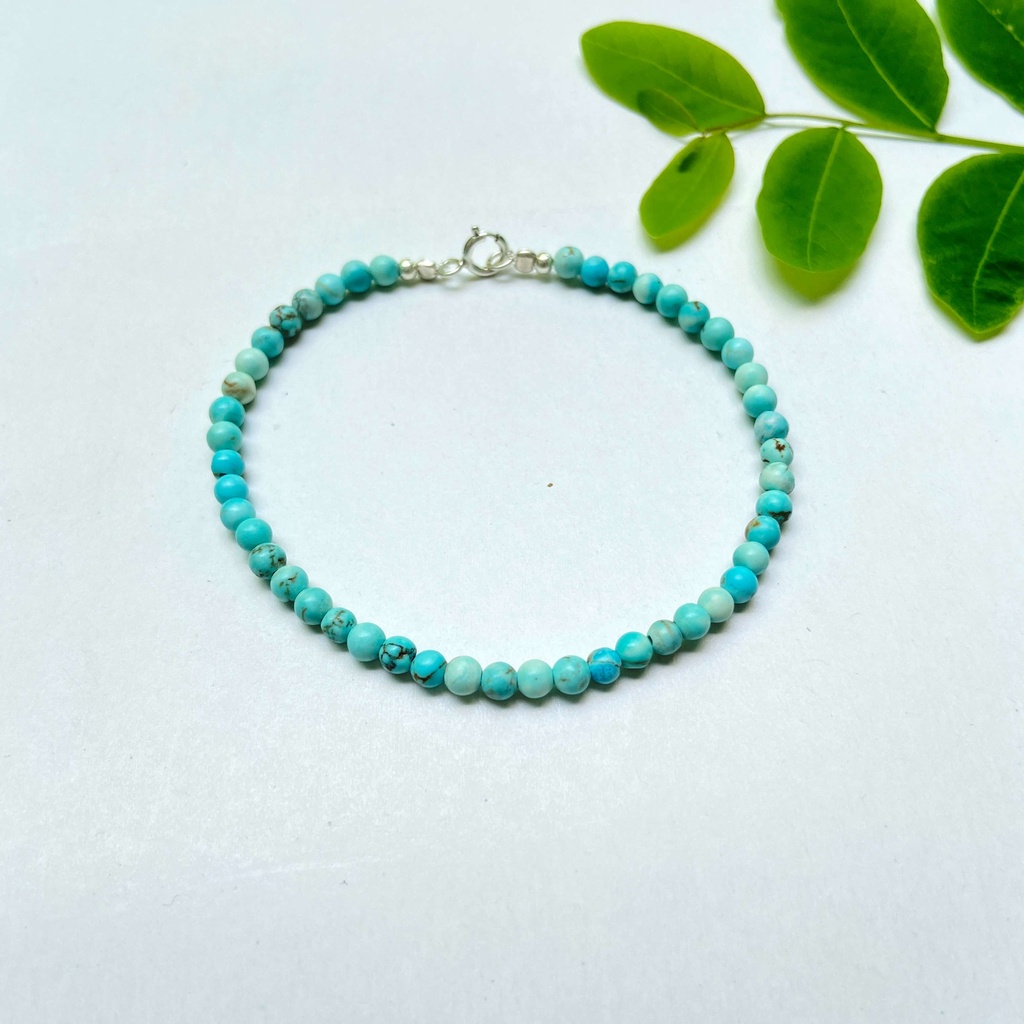 VÒNG TAY-VÒNG ĐÁ TỰ NHIÊN-Turquoise-Blue