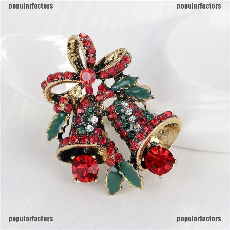 Ghim cài áo hình chuông giáng sinh đẹp mắt