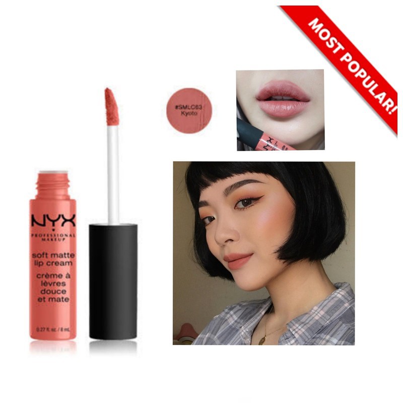 Son kem lì Nyx Professional Makeup Soft Matte Lip Cream 8 mL SMLC 63 Kyoto