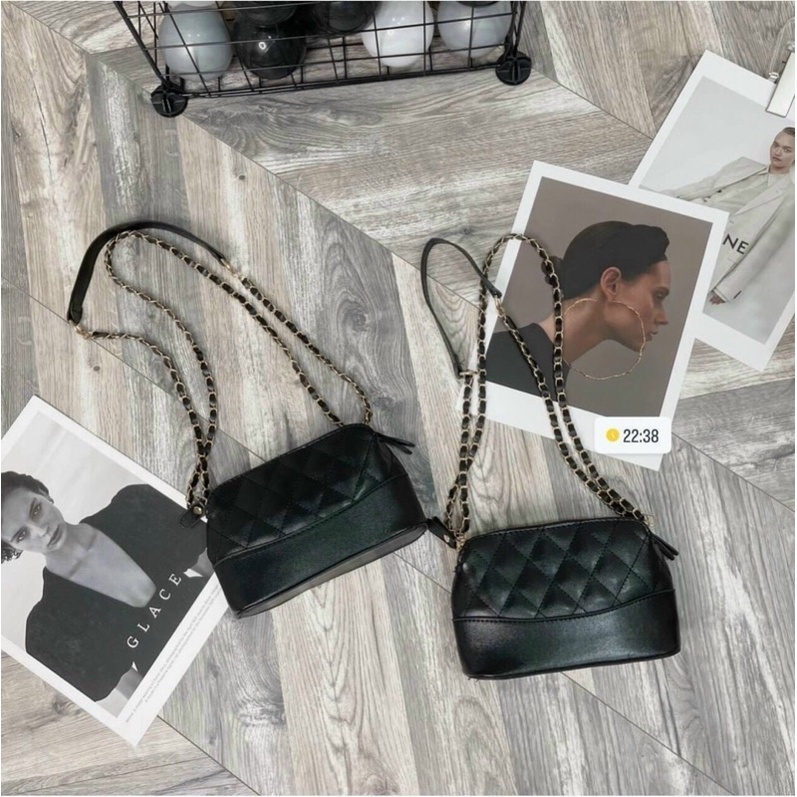 Túi Đeo Chéo 2 Dây Trần Trám Size 18 Nhỏ Xinh