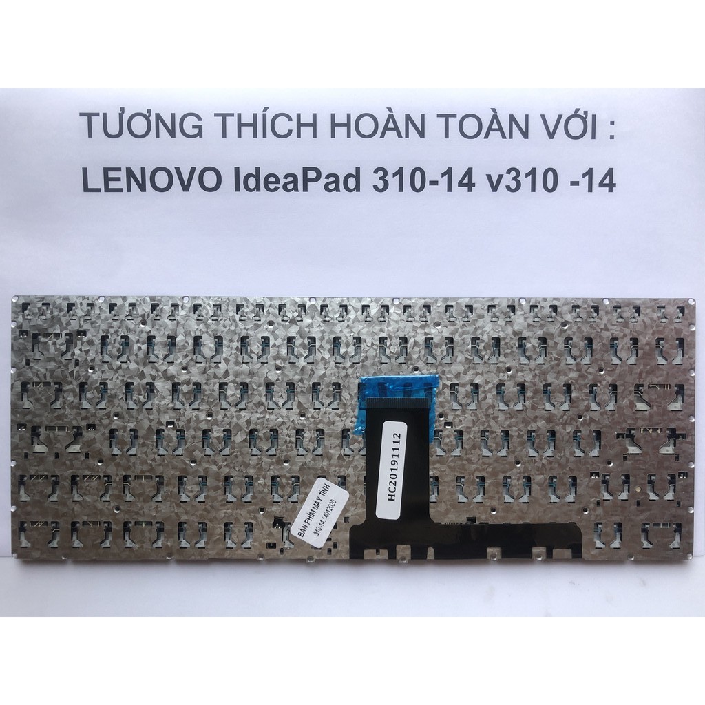 Bàn phím cho Laptop Lenovo IdeaPad 310-14 v310-14 Hàng mới 100% Bảo Hành Toàn Quốc