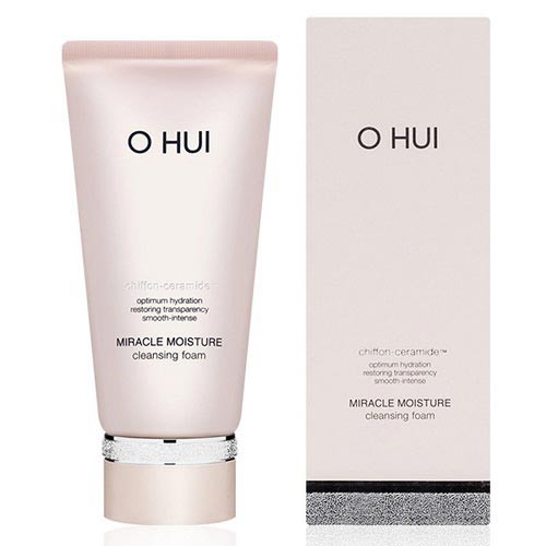 ⚜️𝐊𝐫⚜️ Sữa Rửa Mặt Ohui Miracle Moisture Cleansing Foam 80ml ☾ᴹᴼᴼᴺ☽