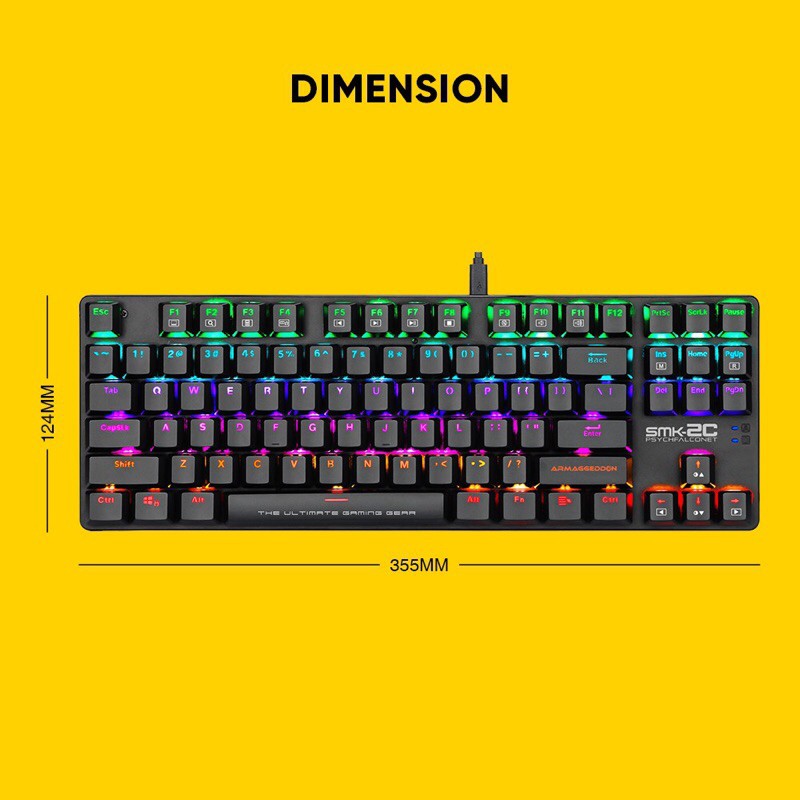 Mặt nạ mắt 2C TKL LOW PROFILE MECHANICAL KEYBOARD