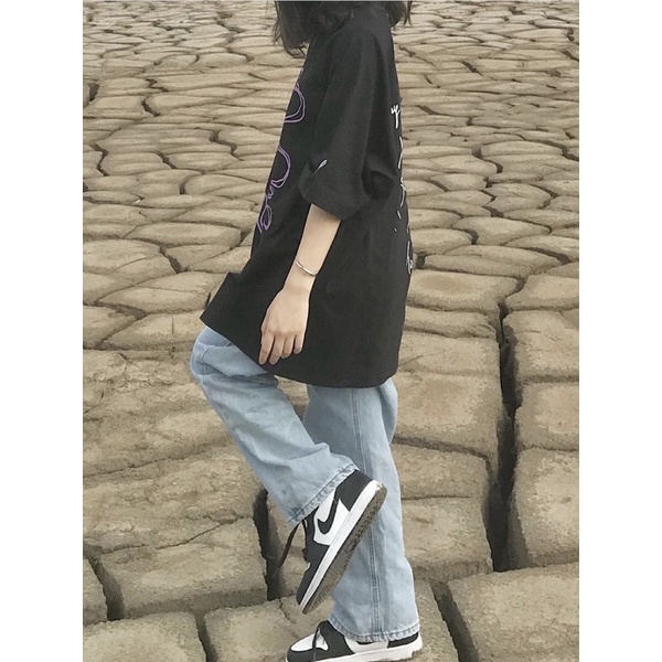 Quần Jean Nữ Ống Suông Cạp Cao - Nabishop1234 Mã 03 (ẢNH THẬT KÈM VIDEO) | BigBuy360 - bigbuy360.vn