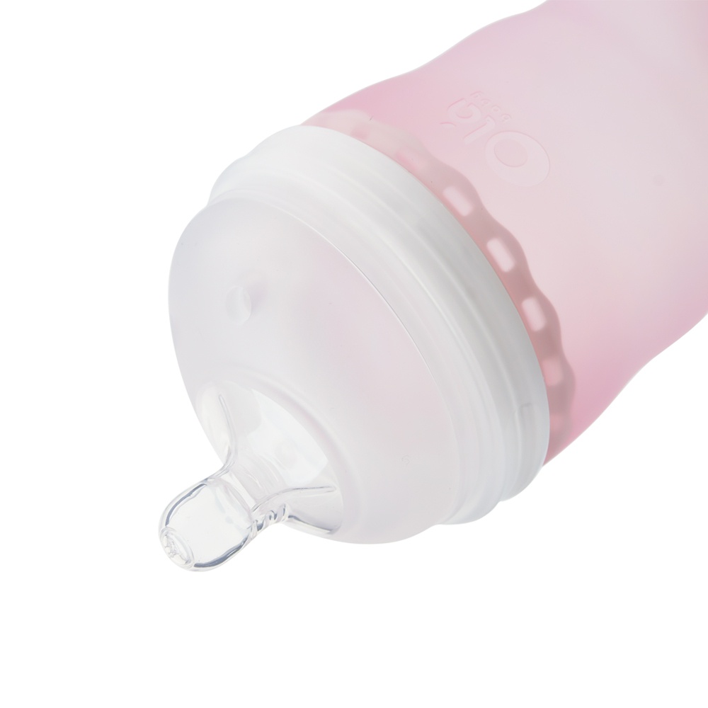 Bình sữa Olababy 240ml - Hồng