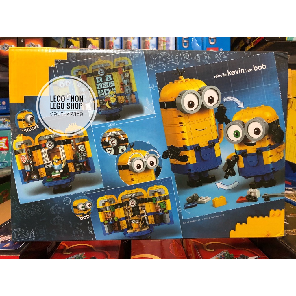 Xếp Hình Cỗ Máy Minion The Rise Of Gru X 19009