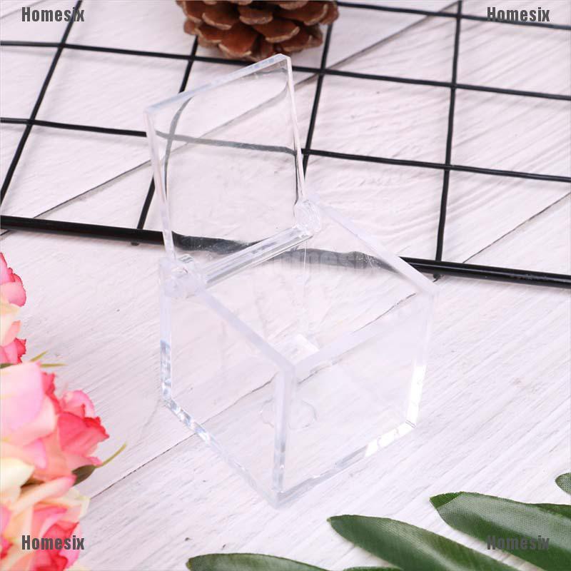 Hộp đựng kẹo dạng khối lập phương trong suốt