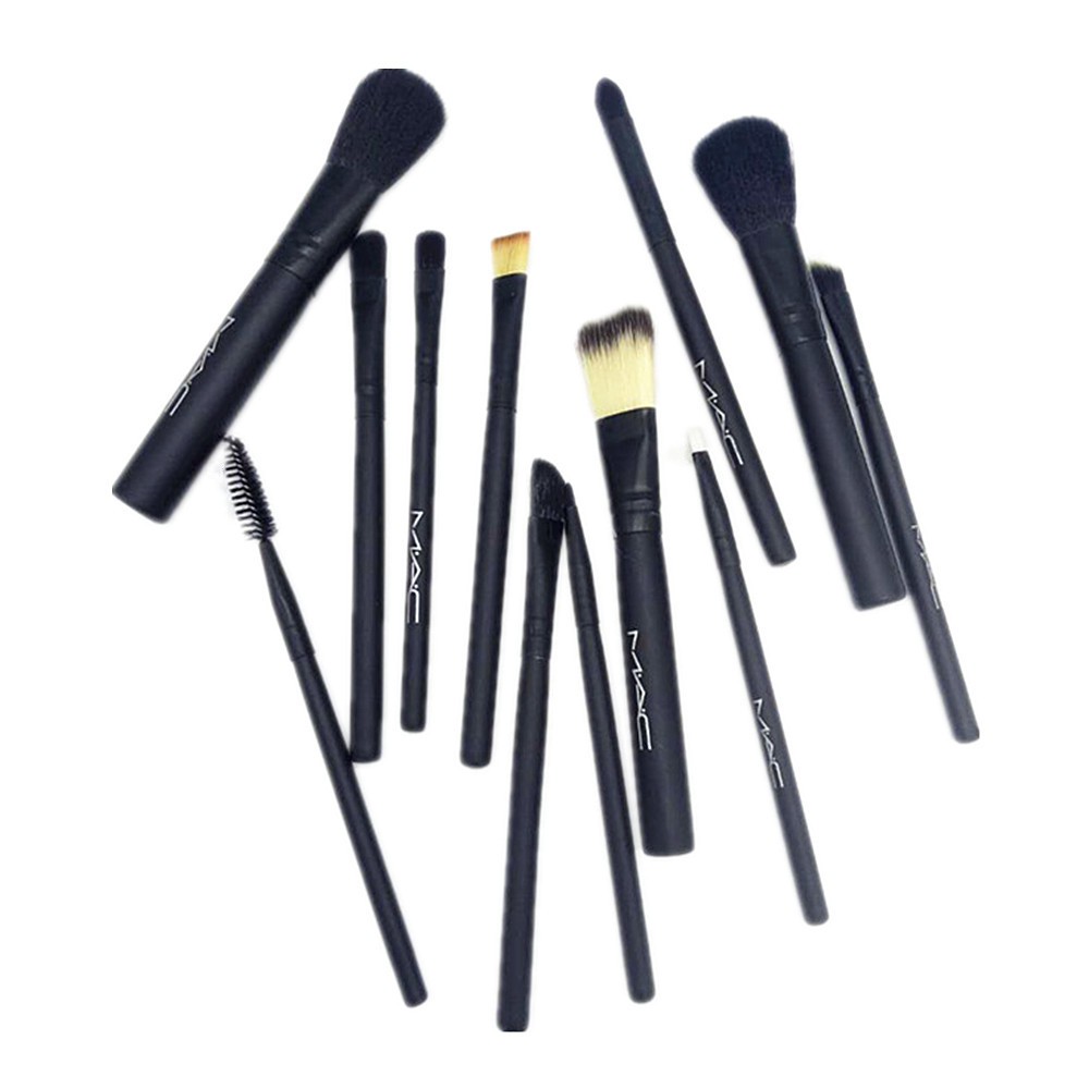 Set Cọ Trang Điểm Mac Kèm Hộp Đựng Bằng Sắt . LG11