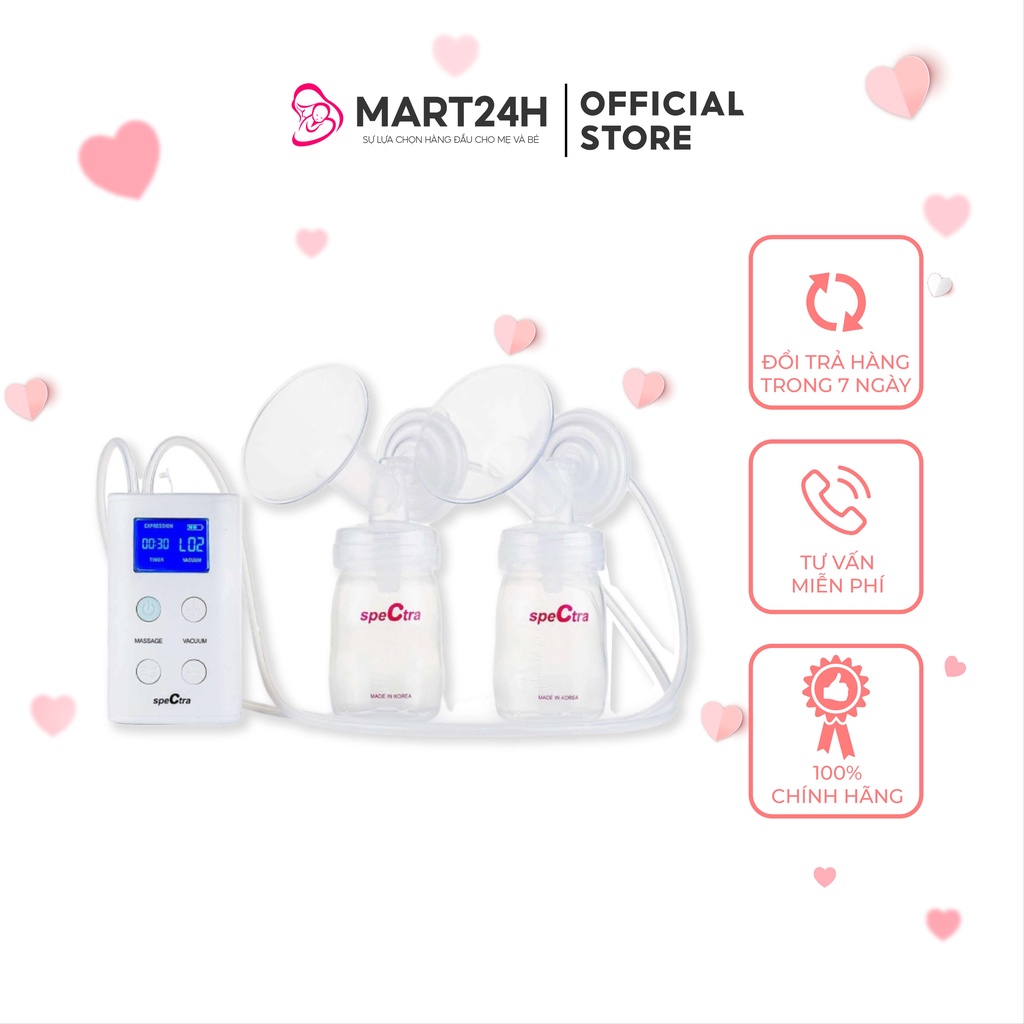 Máy hút sữa điện đôi Spectra 9 Plus chính hãng Hàn Quốc bảo hành 24 tháng