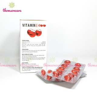 Bổ sung vitamin e đỏ 400 iu, hỗ trợ làm đẹp da, ngăn ngừa lão hóa - ảnh sản phẩm 2