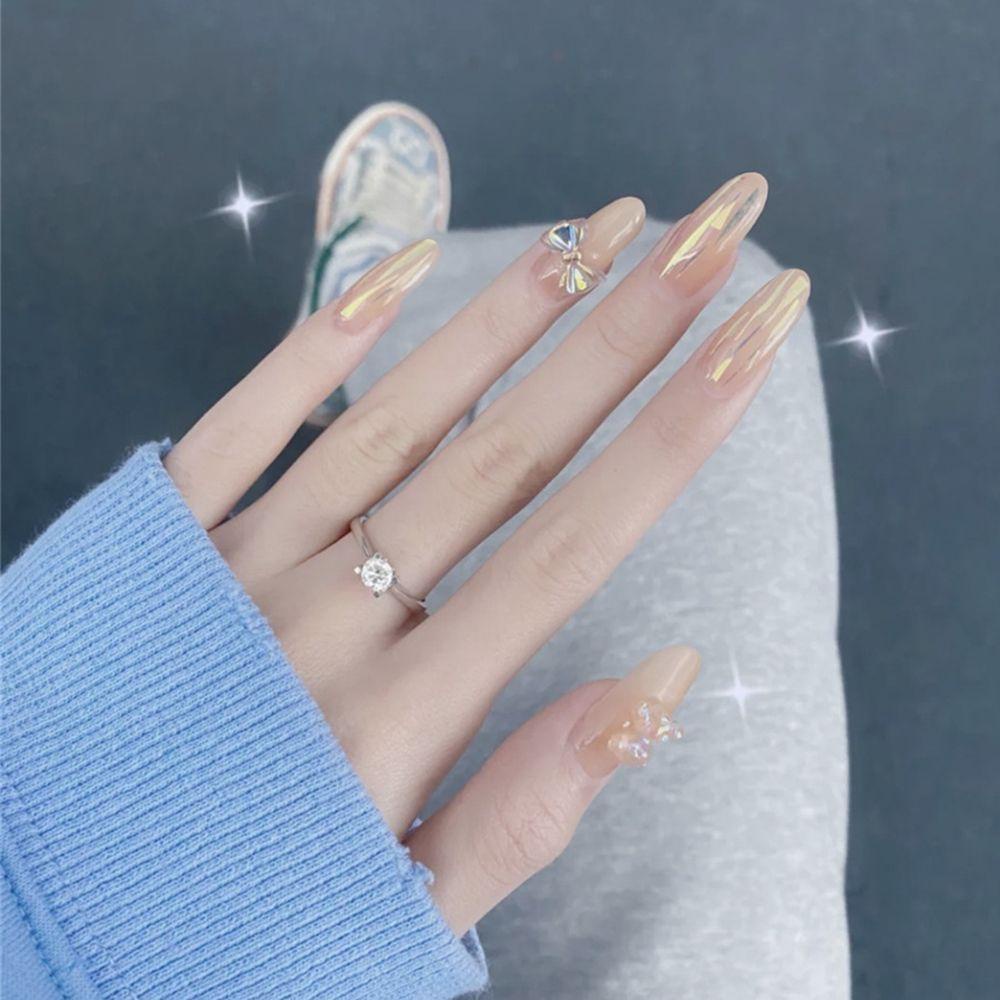 NIUYOU Bộ 24 Móng Tay Giả Che Phủ Toàn Diện Tháo Rời Được