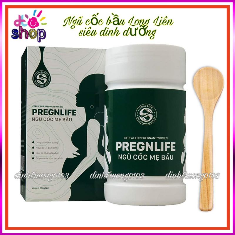 [ Combo Tiết Kiệm ] - 4 Hộp Ngũ cốc Pregnlife - Ngũ cốc mẹ bầu Long Liên