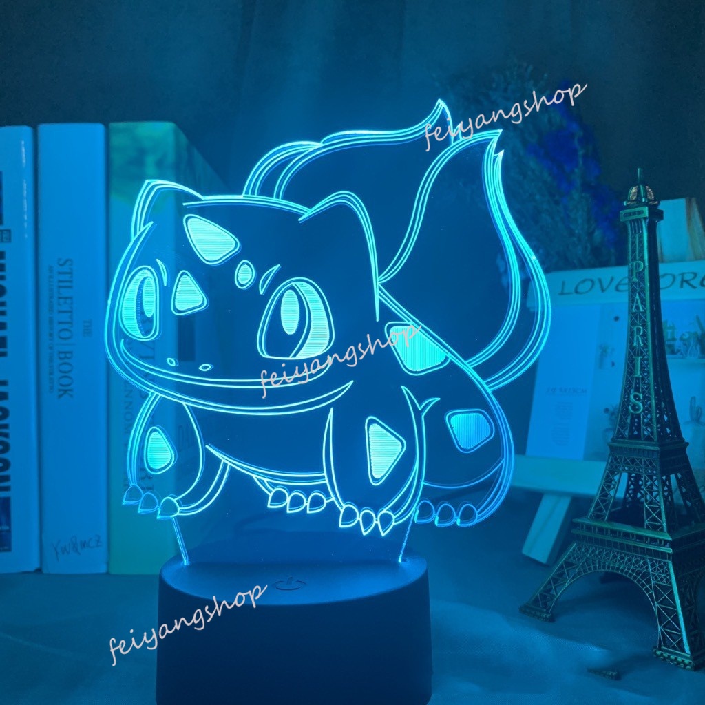 Đèn Ngủ led Chiếu Sáng Hình anime pokemon gengar haunter gastly Ảo Giác