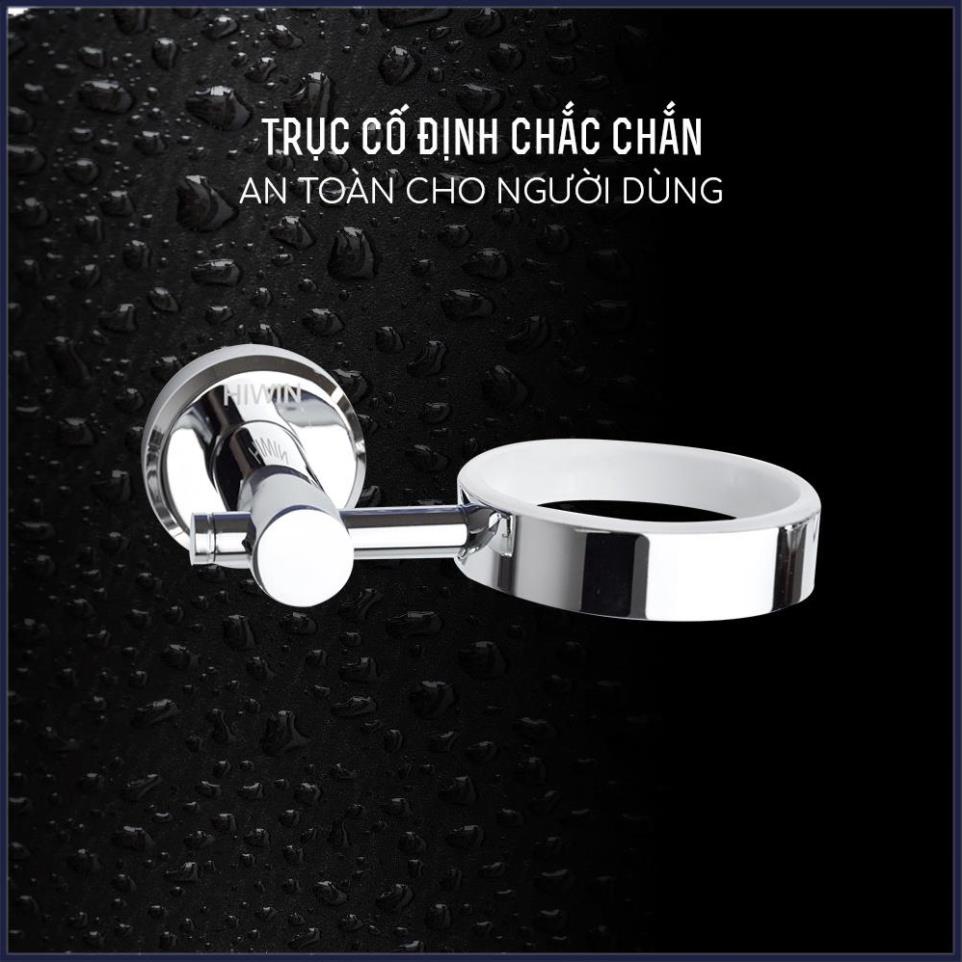 Kệ đựng xà bông xà phòng nhà tắm inox 304 mặt gương HIWIN Y-533