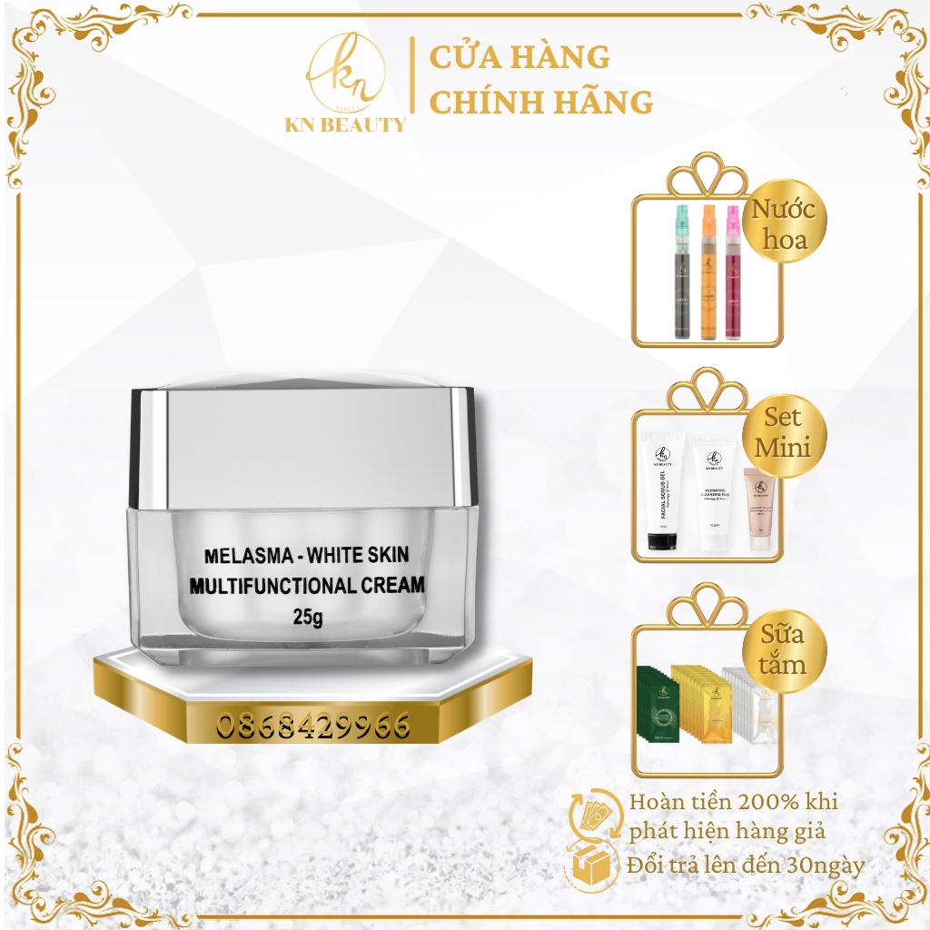 Kem Dưỡng Trắng Giảm Nám KN Beauty White Skin Cream 25 gram