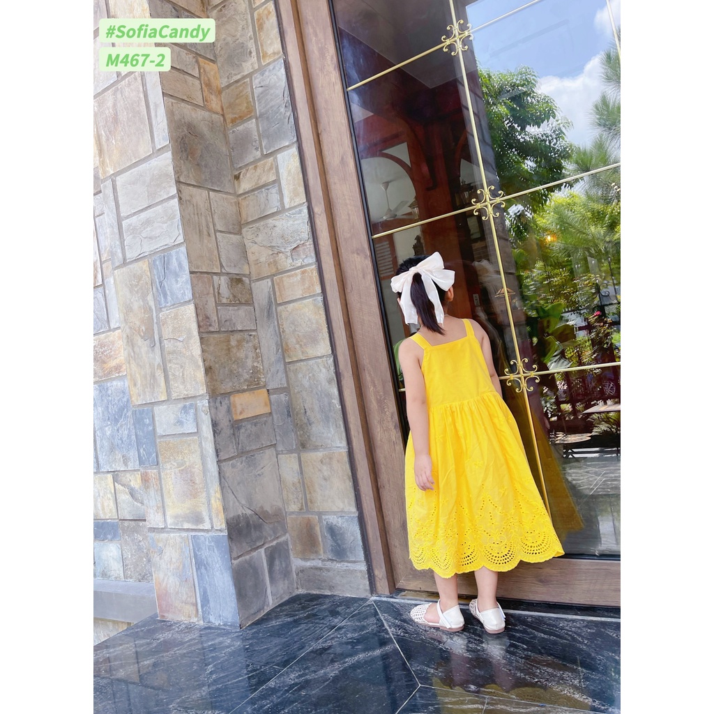 VÁY SOFIA HAI DÂY CHÂN REN