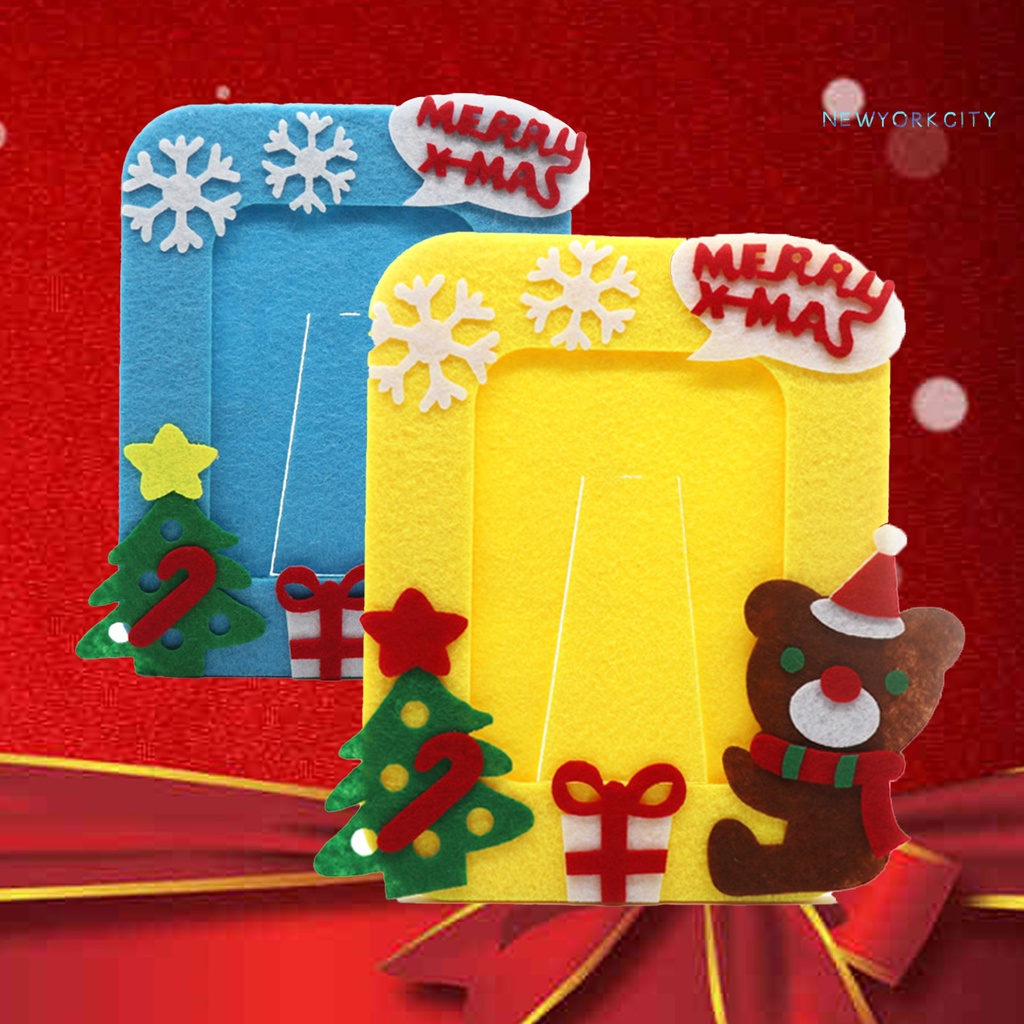 Khung Ảnh Giáng Sinh Năm Mới Tự Làm Dễ Lắp Ráp