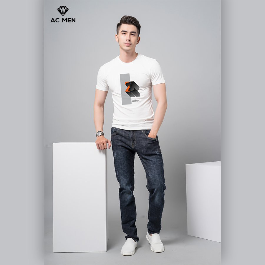 Áo Thun Nam AC MEN Form Dáng SlimFit In Hình Chữ Z