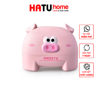 Hộp đựng giấy cute hình lợn hồng, gấu nâu, lợn trắng - ch48