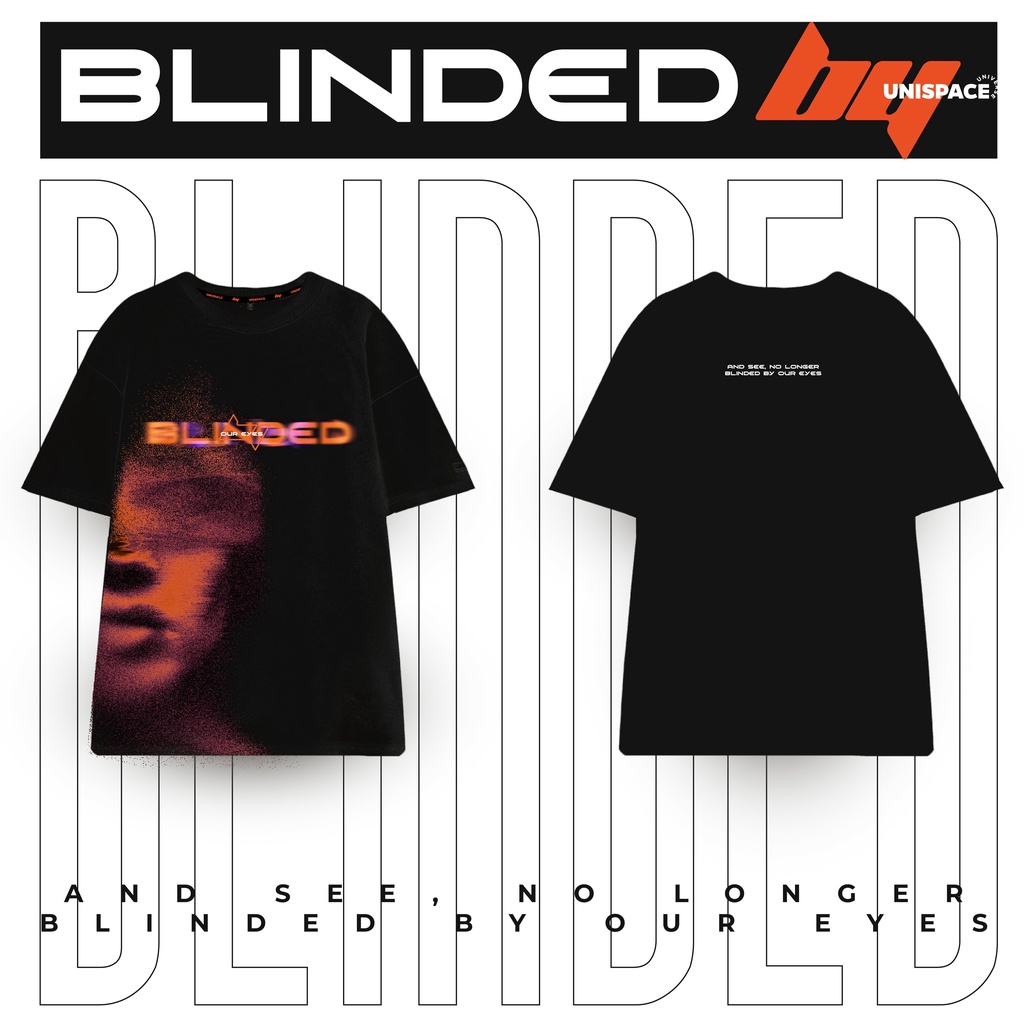Áo Thun Tay Lỡ Local Brand By Unispace unisex nam nữ form rộng Blinded