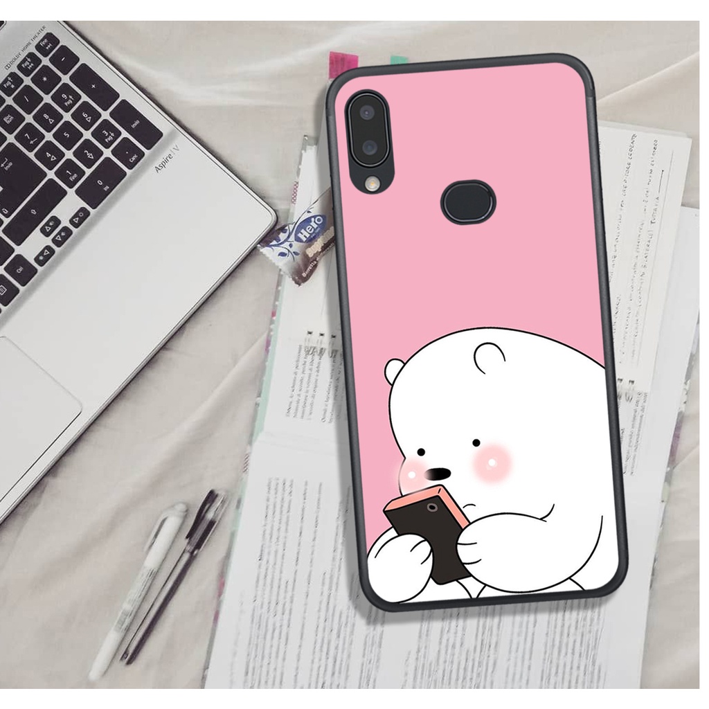 Ốp Lưng SamSung A10S/A11/A20/A30 . In Hình Gấu Bắc Cực Cute.