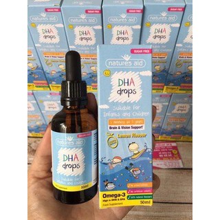DHA Drops 50ml dạng giọt cho bé từ 3 tháng đến 5 tuổi