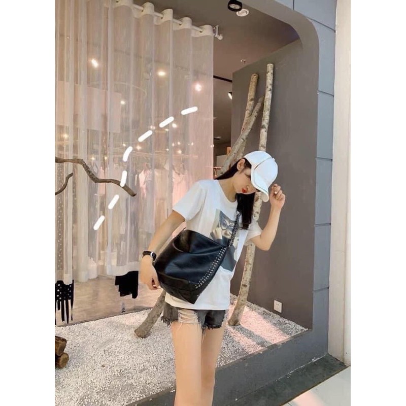 Túi Xách Viền Đinh Nữ A4 Da Mềm , Tongkhochitue | BigBuy360 - bigbuy360.vn