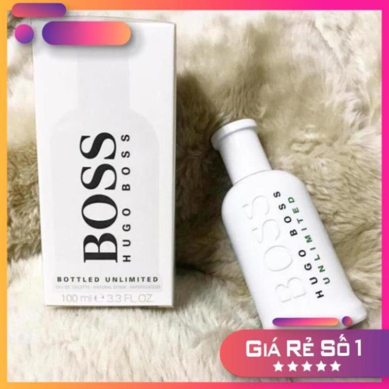 26[CHÍNH HÃNG] - [FREESHIP] - Nước hoa nam Boss Hugo white, nước hoa nam tính hương thơm | Thế Giới Skin Care