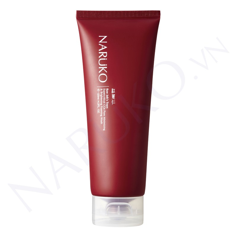 Naruko sữa rửa mặt Naruko Ý dĩ nhân đỏ sáng da 120ml - Raw Job’s Tears Brightening Foaming Wash (bản