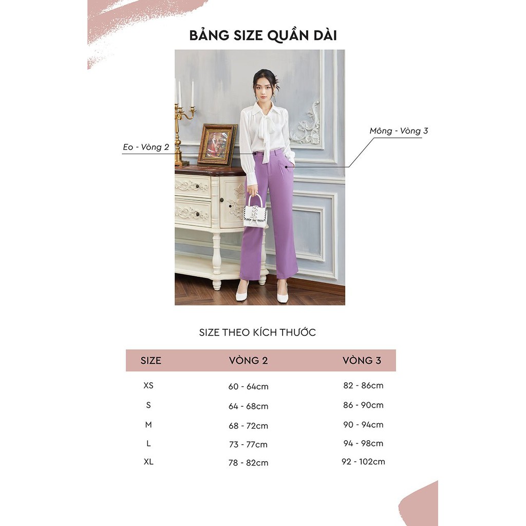 Quần âu xuông cạp liền 3 cục - 20Again | BigBuy360 - bigbuy360.vn