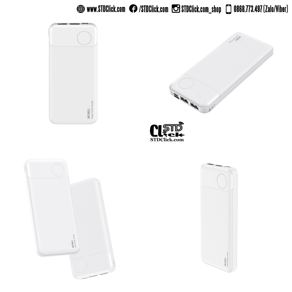 PIN SẠC DỰ PHÒNG WIWU JC-14 CHÍNH HÃNG 10.000 mAh SẠC NHANH PD - Q.C 22.5W