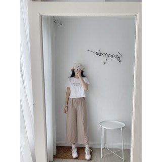 Quần ống rộng lụa cạp chun nơ QB156 1994closet