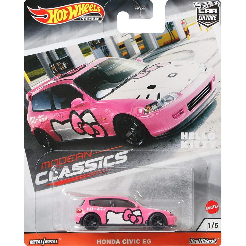 HOT WHEELS Giảm Giá Giảm Giá 2020 Hình Hello Kitty Cho Xe Hơi Civic Hatchback