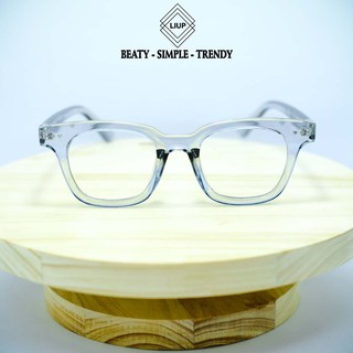 Gọng kính chữ V mắt vuông nam nữ kính giả cận Liup 6810, kính gọng cứng cáp, phong cách