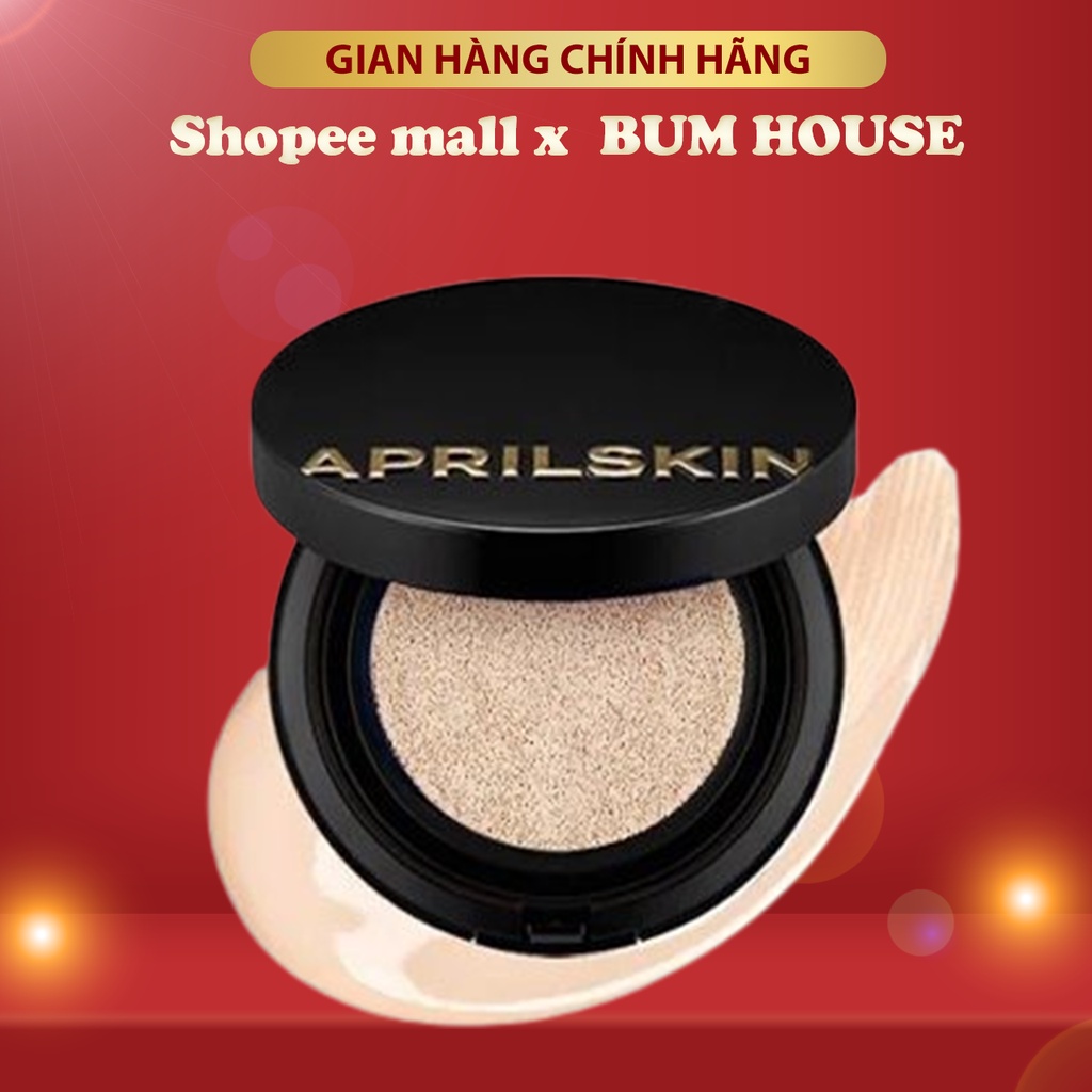 [MẪU MỚI 2022] Phấn Nước AprilSkin Magic Snow Cushion Galaxy Triple Cover Edition SPF50+ PA+++ 15g