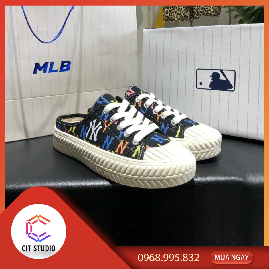 [Ảnh thật] Giày NY đạp gót monogram [HỖ TRỢ ĐỔI TRẢ] | BigBuy360 - bigbuy360.vn