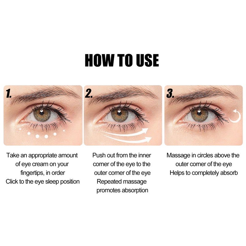 Kem Dưỡng Da Mắt Chống Nếp Nhăn Và Quầng Thâm Tức Thì