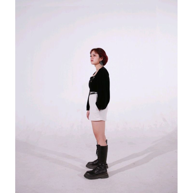 (HÀNG CÓ SẴN - ẢNH THẬT FEEDBACK) PLATFORM HOLO ZIP BOOTS - BOOTS CỔ CAO ĐAN DÂY KÉO KHÓA ĐẾ 5CM | BigBuy360 - bigbuy360.vn