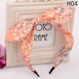 cài tóc vải hoa nhí xinh thắt nơ