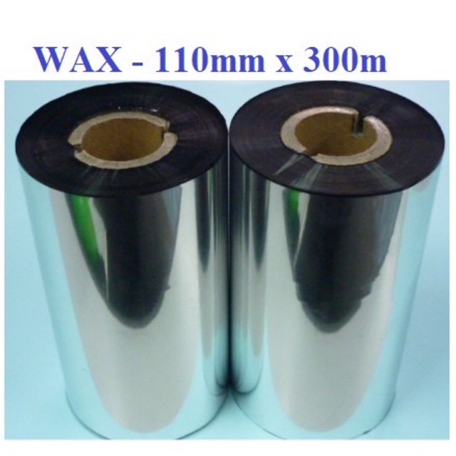 Ruy băng mực in mã vạch wax 110x300m